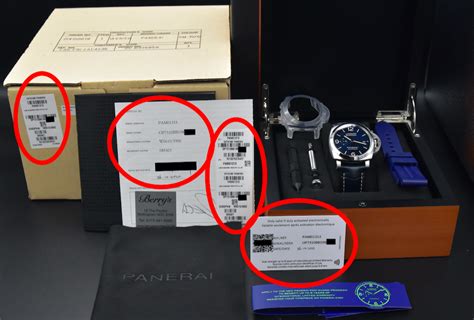 panerai serial number verification